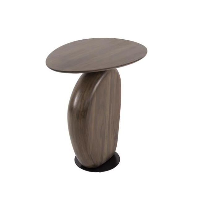 Hoyz bijzettafel art solid massief acacia glaze brown 3208036 large