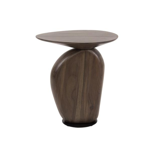 Hoyz bijzettafel art solid massief acacia glaze brown 3208036 large