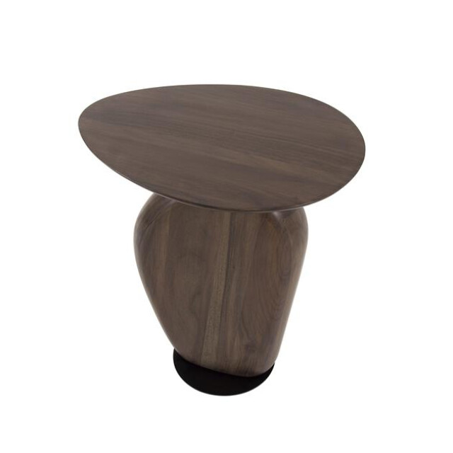 Hoyz bijzettafel art solid massief acacia glaze brown 3208036 large