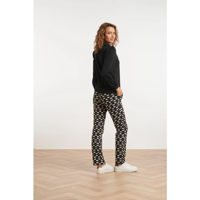 Smashed Lemon 24823 grafisch geprint travel quality broek | 8720331309772 large