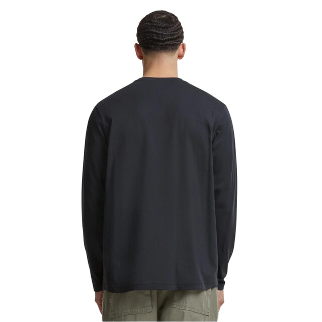 Urban Classics Heren basic t-shirt met lange mouwen (set van 2) UTTN751_black large