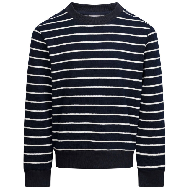Trespass Jongens broadleaf contrast gestreepte top met lange mouwen UTTP7145_navy large