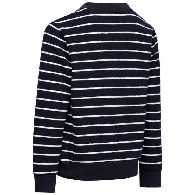 Trespass Jongens broadleaf contrast gestreepte top met lange mouwen UTTP7145_navy large