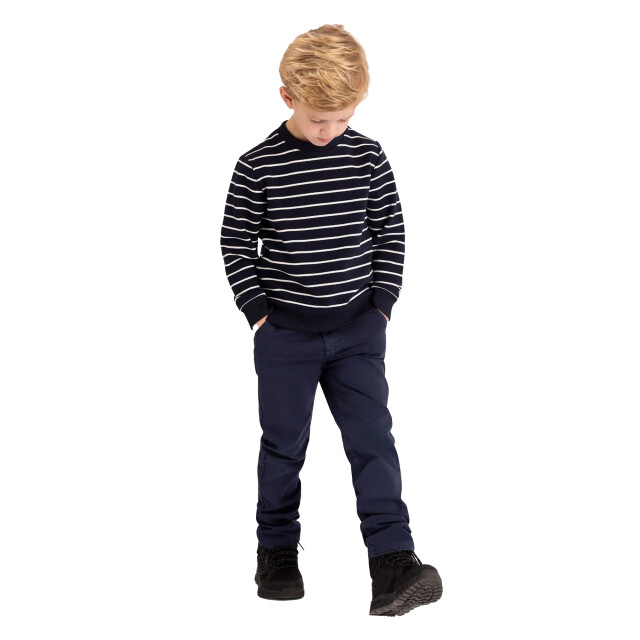 Trespass Jongens broadleaf contrast gestreepte top met lange mouwen UTTP7145_navy large