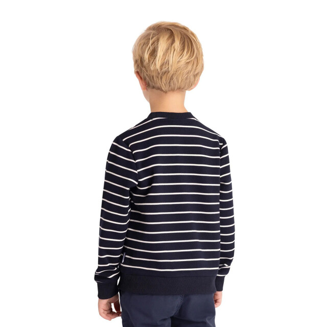 Trespass Jongens broadleaf contrast gestreepte top met lange mouwen UTTP7145_navy large