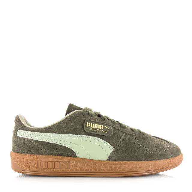 Puma Palermo dark olive lux army lage sneakers unisex 396463-80 large