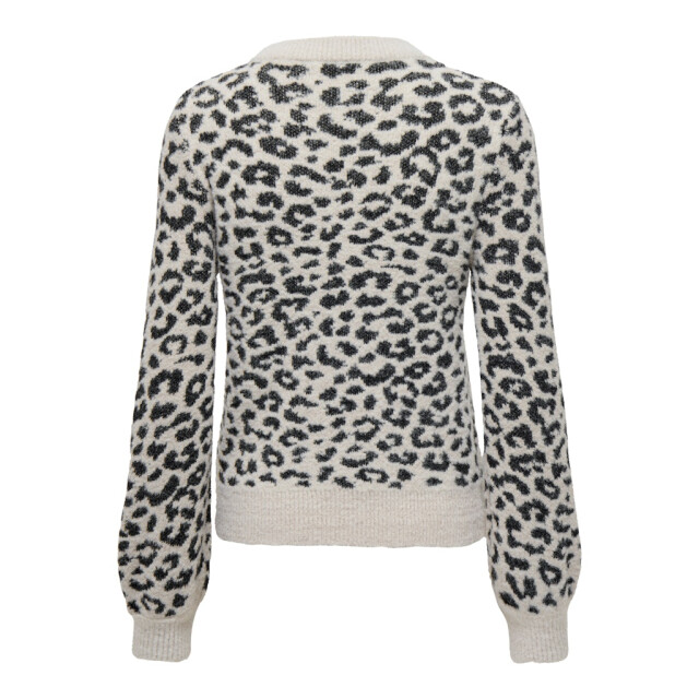 Jacqueline de Yong Jdylorraine animal ls pullover knt noos ecru dessin 4219.08.0007 large