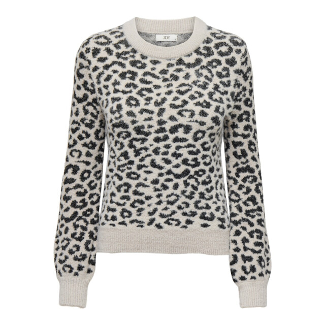 Jacqueline de Yong Jdylorraine animal ls pullover knt noos ecru dessin 4219.08.0007 large