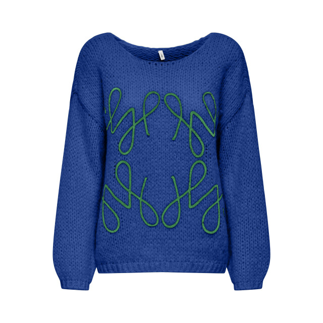 Only Onlalyssa life ls emb o-neck knt 15353247 large