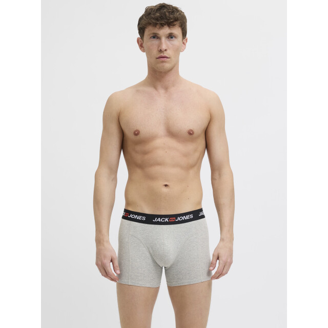 Jack & Jones Heren boxershorts trunks jaccorp 7-pack 12282781-Light Grey Melange large