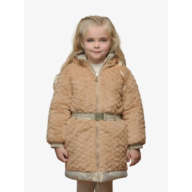 Le Chic Meisjes winterjas bibi reversible long C507-5220-427 large