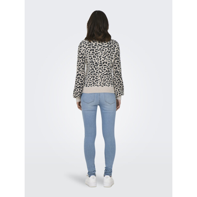 Jacqueline de Yong Jdylorraine animal ls pullover knt noos ecru dessin 4219.08.0007 large