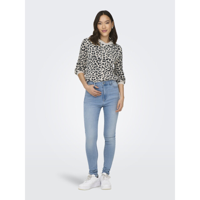 Jacqueline de Yong Jdylorraine animal ls pullover knt noos ecru dessin 4219.08.0007 large