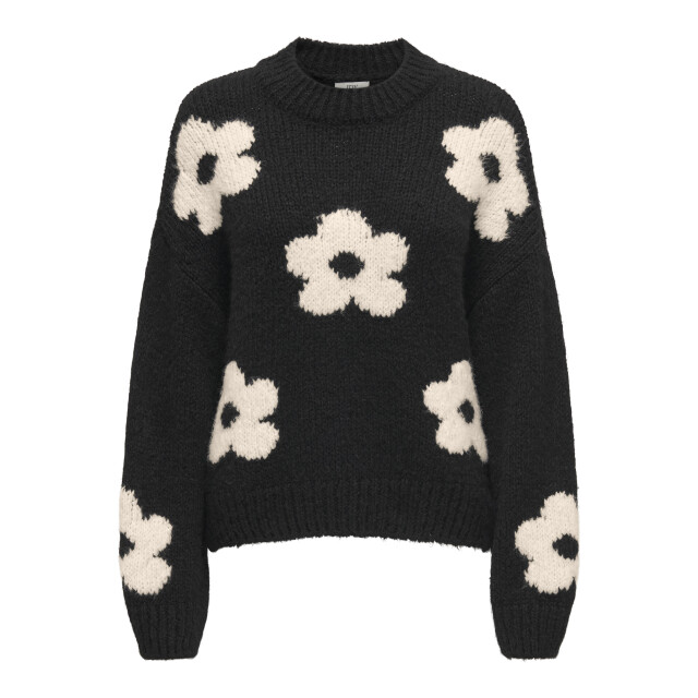 Jacqueline de Yong Jdykilian flower l/s pullover knt 15341564 large