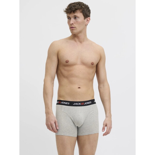 Jack & Jones Heren boxershorts trunks jaccorp 7-pack 12282781-Light Grey Melange large