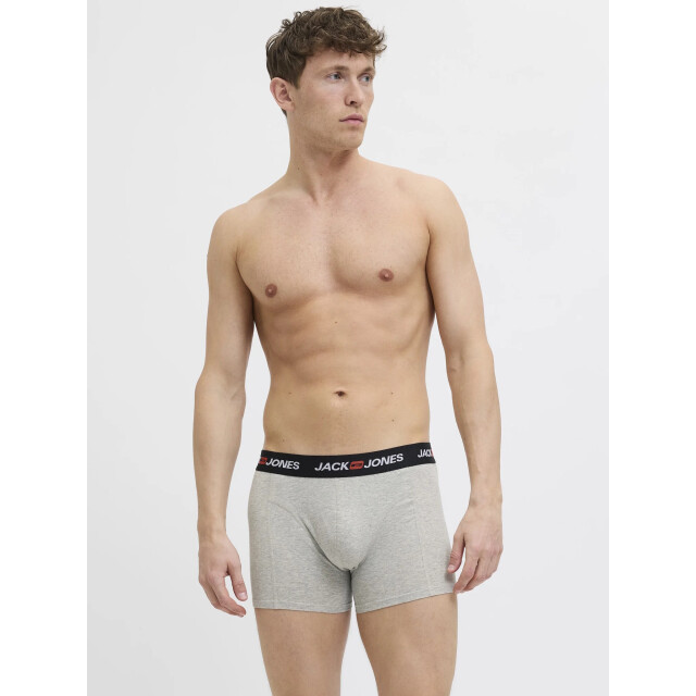 Jack & Jones Heren boxershorts trunks jaccorp 7-pack 12282781-Light Grey Melange large
