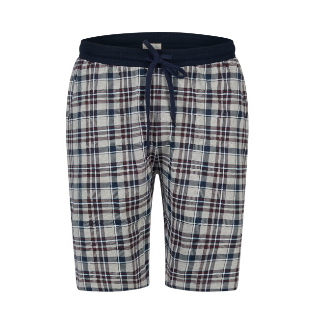 Phil & Co Heren korte pyjamabroek geruit/effen 2-pack PH-6173-02 large