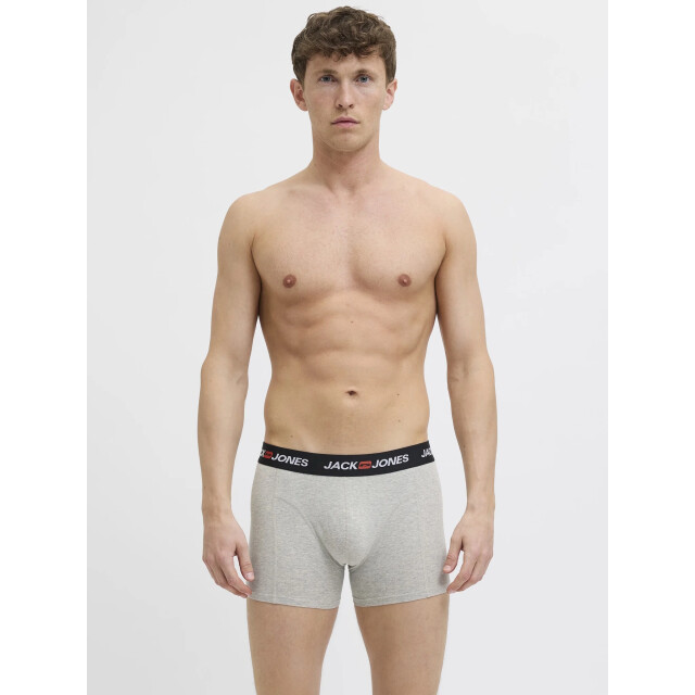 Jack & Jones Heren boxershorts trunks jaccorp 7-pack 12282781-Light Grey Melange large