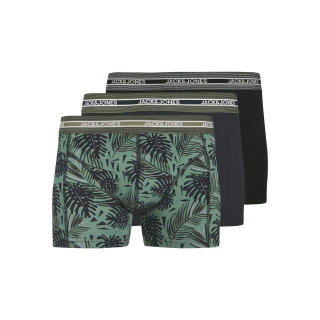 Jack & Jones Jongens boxershorts trunks jacezra 3-pack multicolor 12280325-Black large