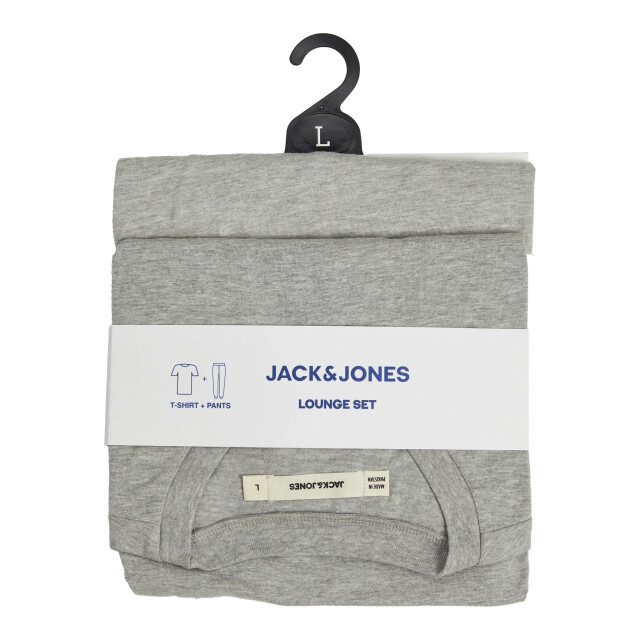 Jack & Jones Heren pyjamaset jaceverest licht 12273633-Light Grey Melange large