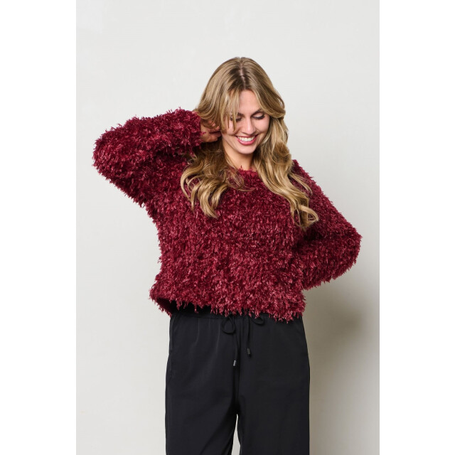 &Co Woman Heather wine red &Co woman Heather wine red large