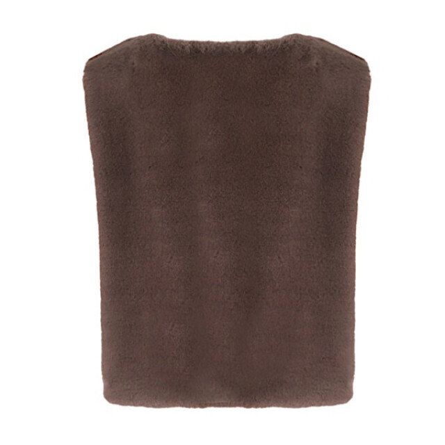 G-Maxx Gilet lalita dark brown Lalita - Dark brown large