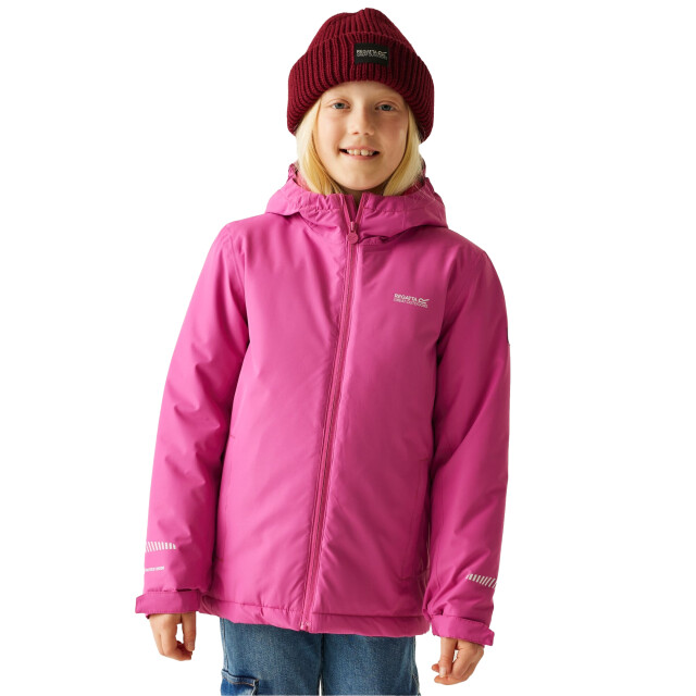 Regatta Hurdle geïsoleerde waterdichte jas voor kinderen UTRG12234_raspberryrose large