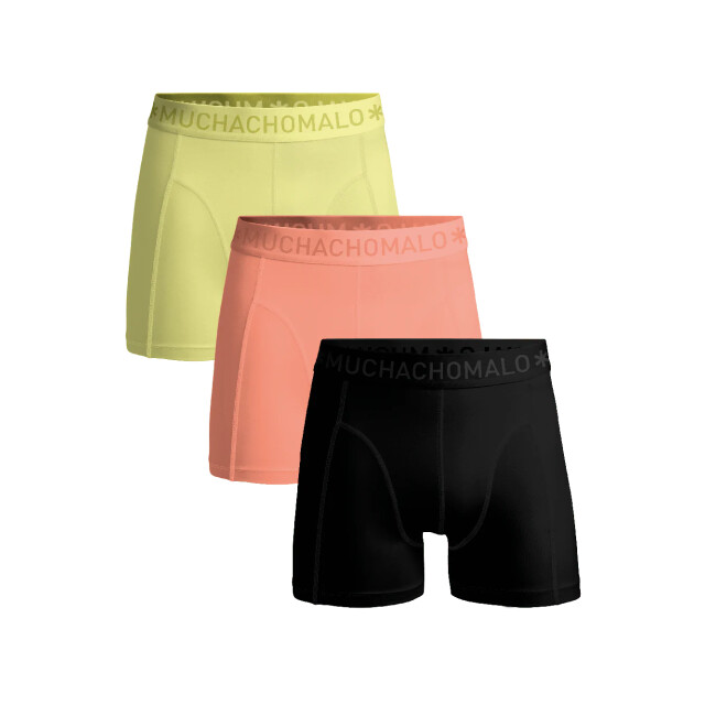Muchachomalo Heren 3-pack light cotton U-LCSOLID1010-92 large