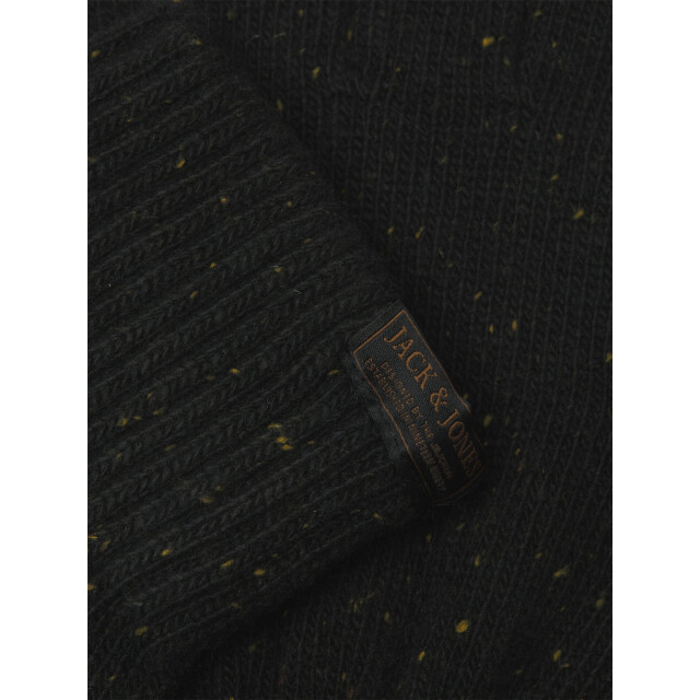 Jack & Jones Heren handschoenen jaccliff zwart/bruin 12236488 large