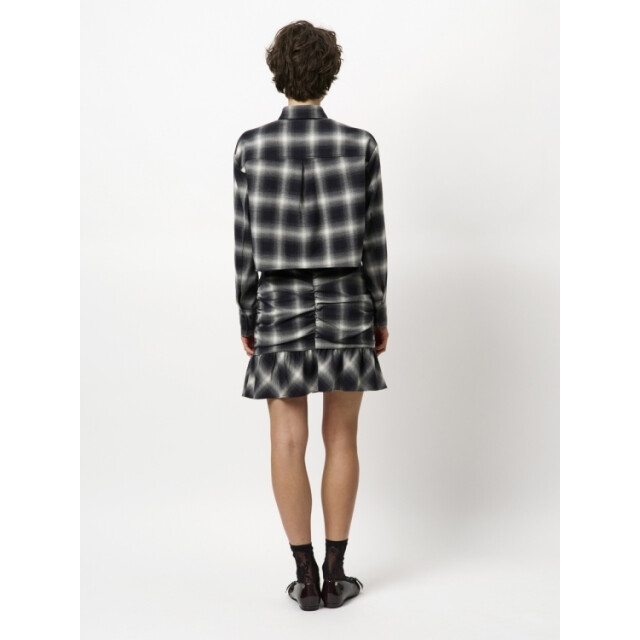 Dante 6 D6 eason check embellished shirt D6 Eason Check Embellished Shirt/4900 Nocturnal Blue large
