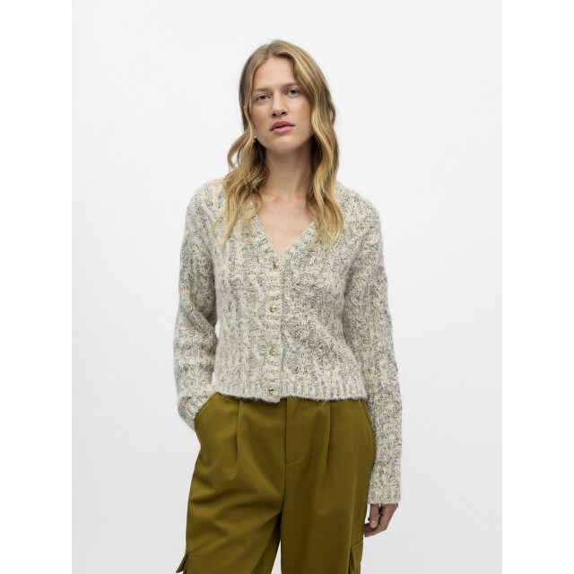 Object objinuk l/s lo knit pullover 142 23047912 white sand 06741.820.0141 large