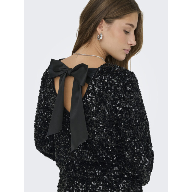 Only onlconfidence l/s sequin bow top jr 15360166 - 06012.991.0091 large