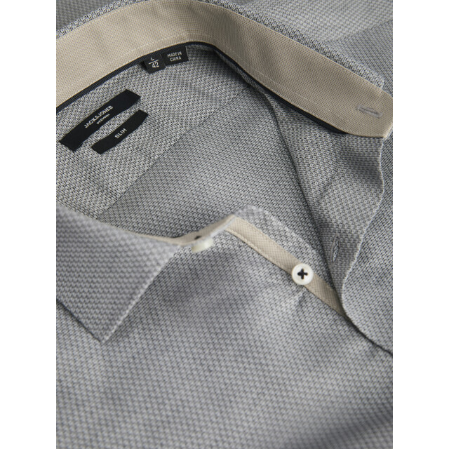 Jack & Jones jprblaparker detail l/s shirt noos 12260641 volcanic ash 05631.940.0077 large