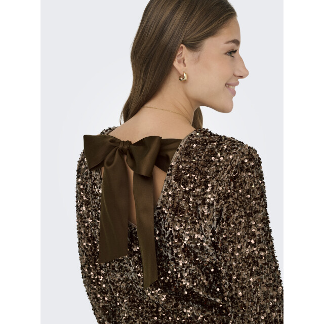 Only onlconfidence l/s sequin bow top jr 15360166 mountain trail 06012.940.0013 large