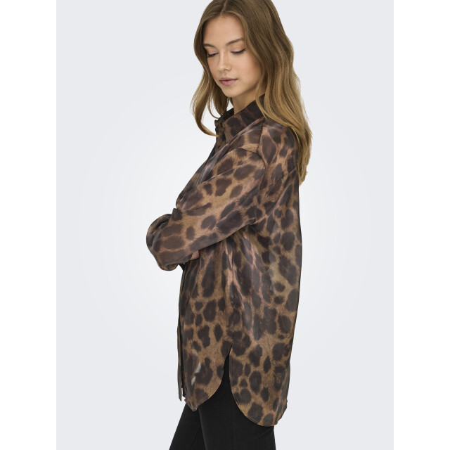 Only onlstella life ls loose shirt wvn 15358407 chocolate torte 06615.880.0013 large