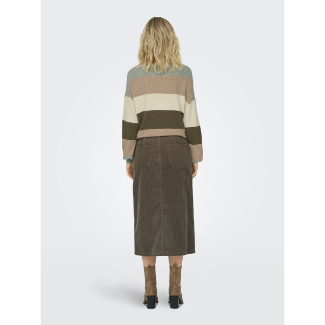 Only onlmoxie hw long slit cord skirt cc 15325088 coffee quartz 06415.882.0001 large