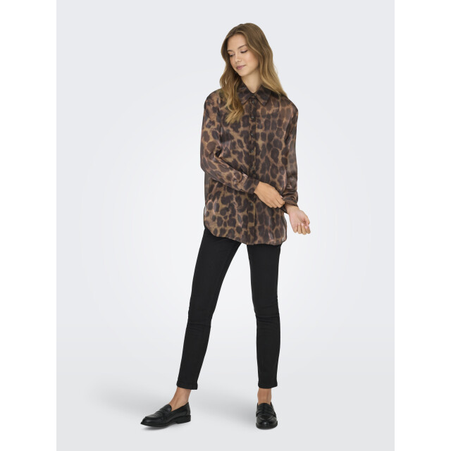 Only onlstella life ls loose shirt wvn 15358407 chocolate torte 06615.880.0013 large
