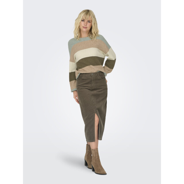 Only onlmoxie hw long slit cord skirt cc 15325088 coffee quartz 06415.882.0001 large