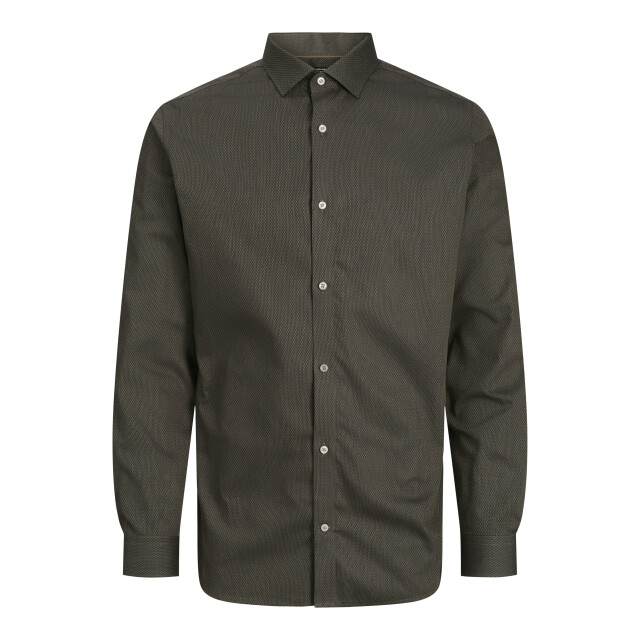 Jack & Jones jprblaparker detail l/s shirt noos 12260641 brindle 05631.840.0080 large