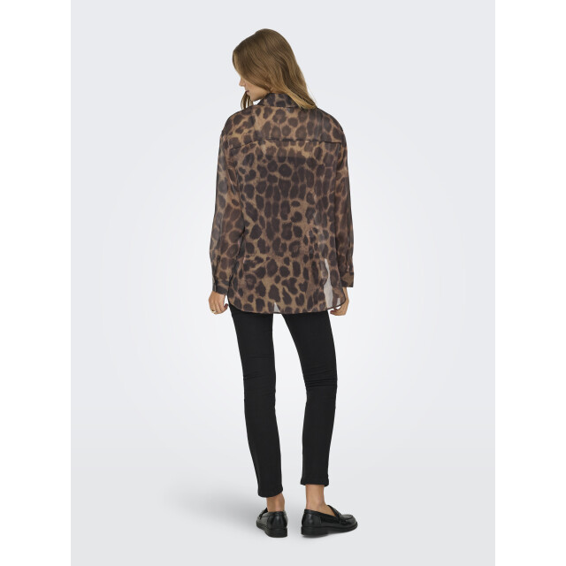 Only onlstella life ls loose shirt wvn 15358407 chocolate torte 06615.880.0013 large