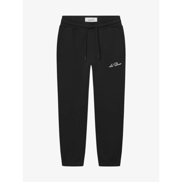 Les Deux Jongens joggingbroek west side zwart 1000642-100 large