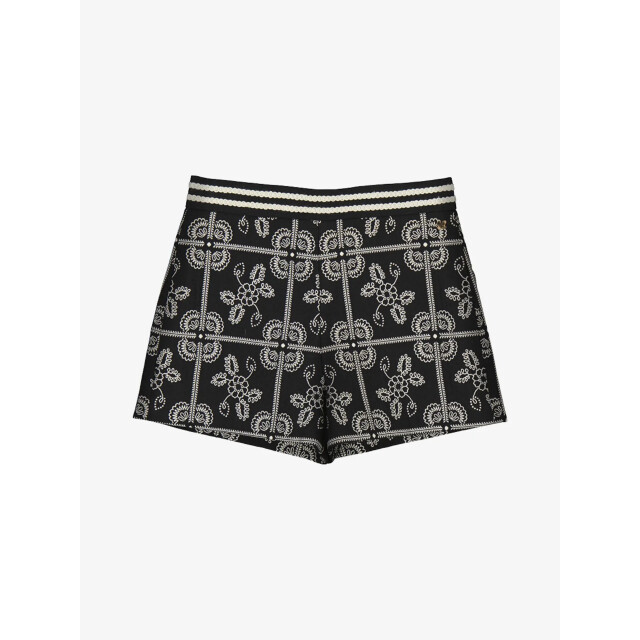 Abel & Lula Meisjes short jacquard zwart 5-715-8 large