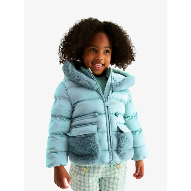Abel & Lula Meisjes winterjas satin 5-849-16 large