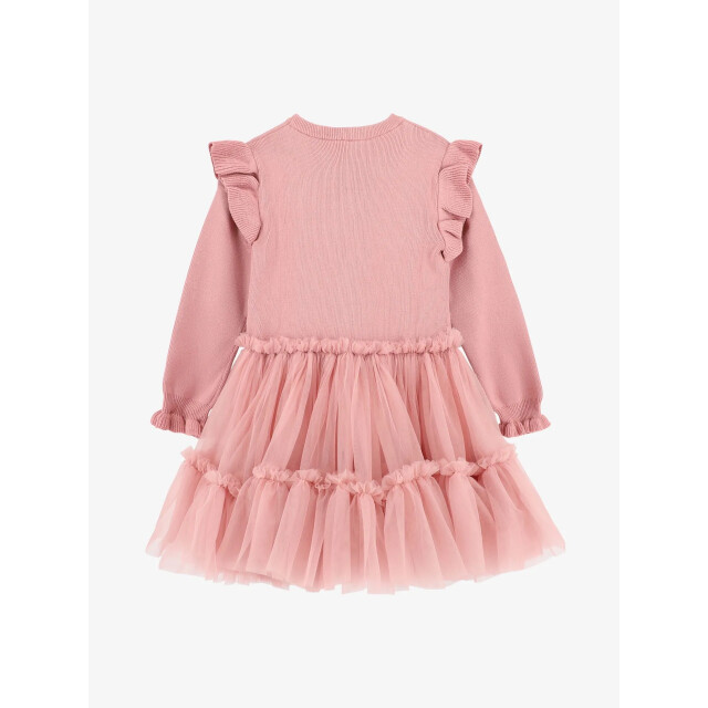 Angels Face Meisjes jurk bliss knitted tulle BLISS-KNITTED-AND-TULLE-DRESS-TEA-ROSE large