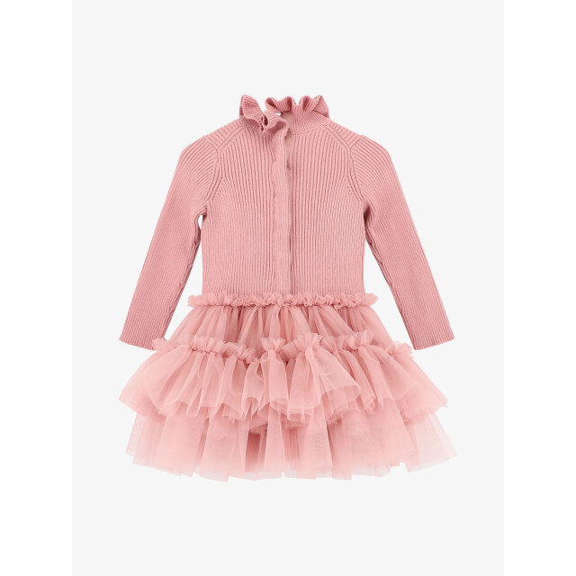 Angels Face Meisjes baby jurk bliss knitted tulle BLISS-BABY-KNITTED-AND-TULLE-DRESS-TEA-ROSE large