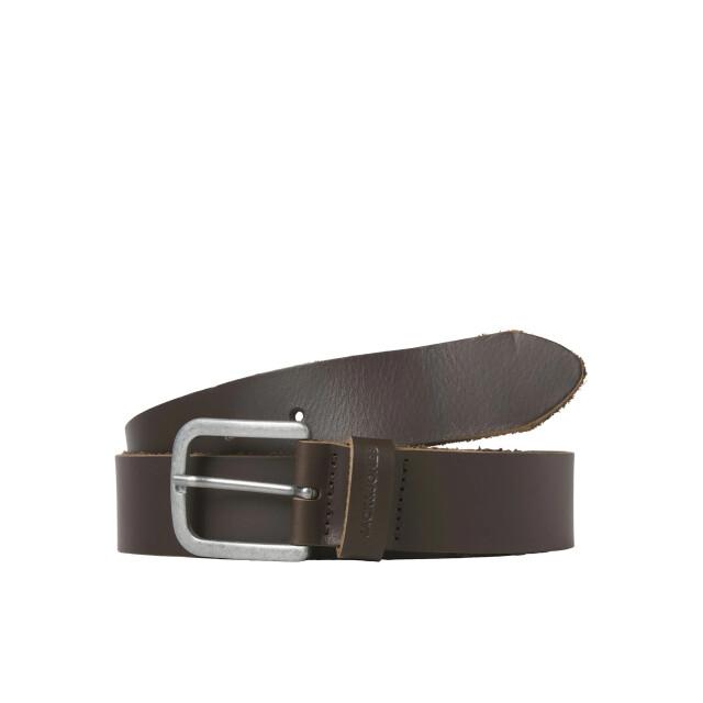 Jack & Jones Heren riem jacpimp leer 12280143-Brown Stone large