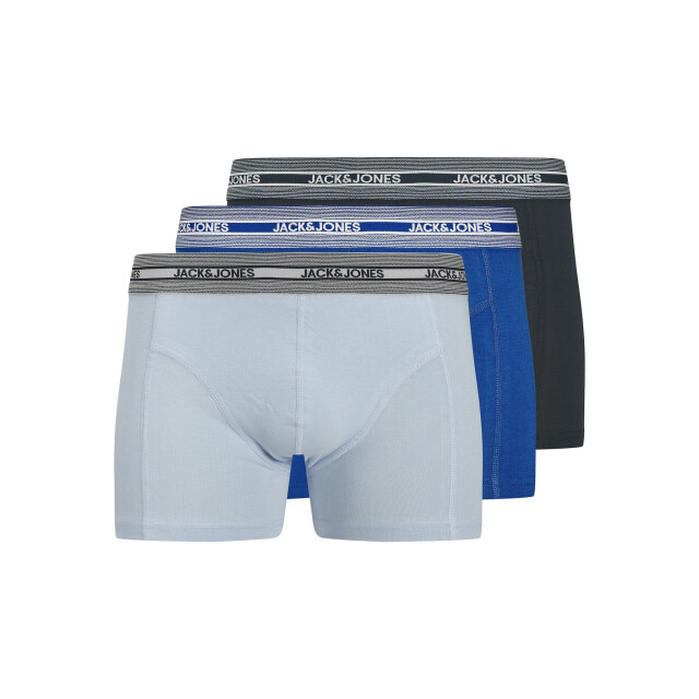 Jack & Jones Jongens boxershorts trunks jacleo 3-pack blauw 12280318 large
