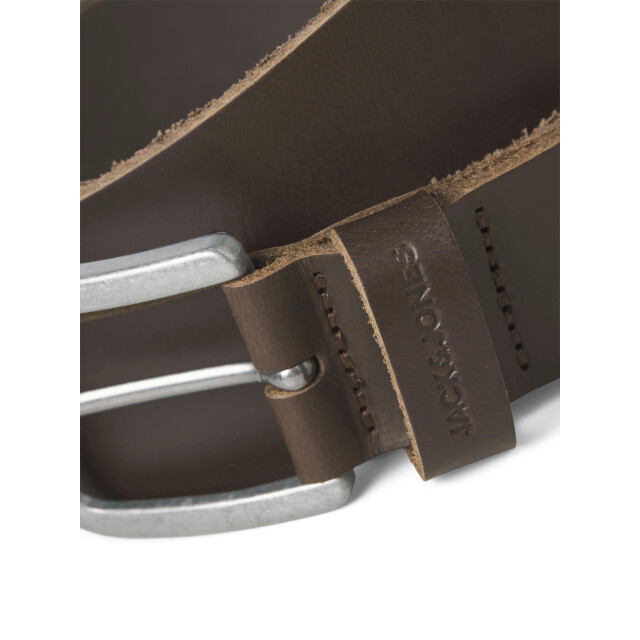 Jack & Jones Heren riem jacpimp leer 12280143-Brown Stone large