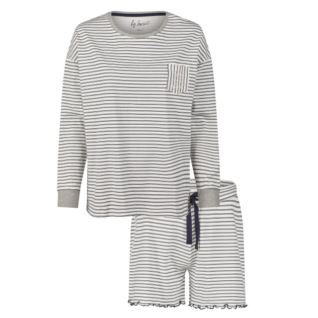 By Louise Dames pyjama lounge set gestreept BL-597-02 large