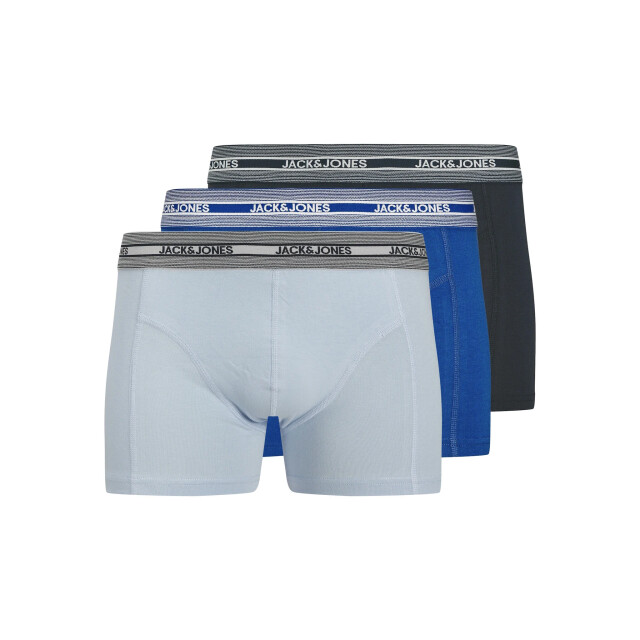 Jack & Jones Jongens boxershorts trunks jacleo 3-pack blauw 12280318 large